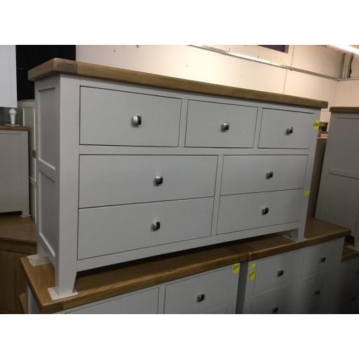 Light Grey Wide Merchants Chest