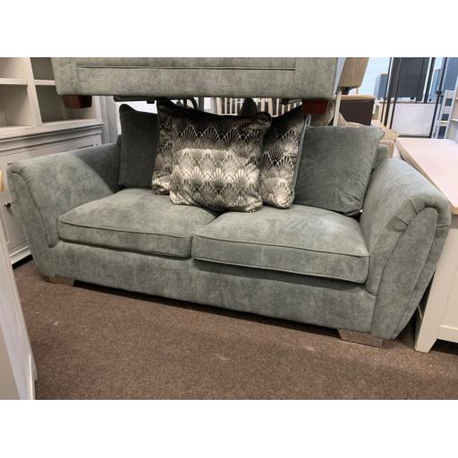 Grey Fabric 3 Seater Sofa