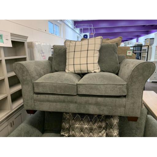 Grey Fabric 2 seater sofa