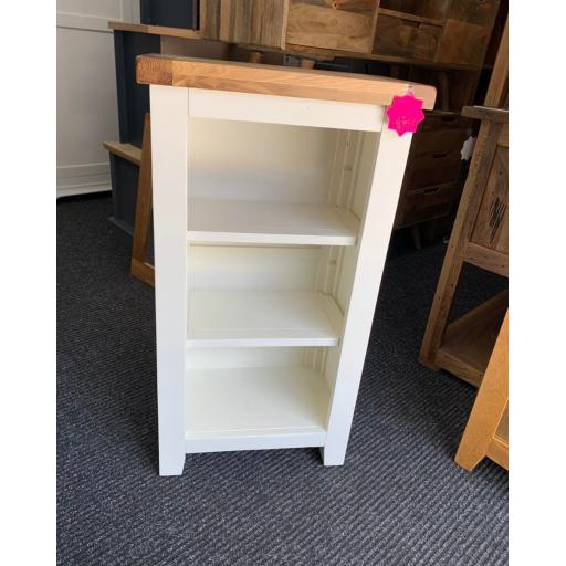 Small White bookcase / DVD Unit