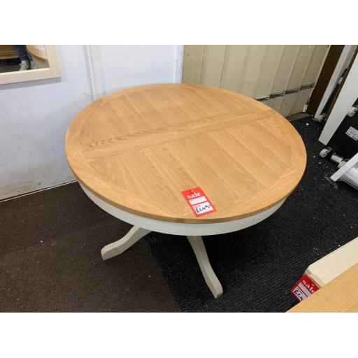 Cream and Oak Dining Table